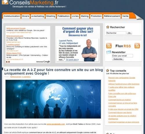 conseils-marketing conseils marketing 500x462 BlOg’X Office #2 : petit medley du Web