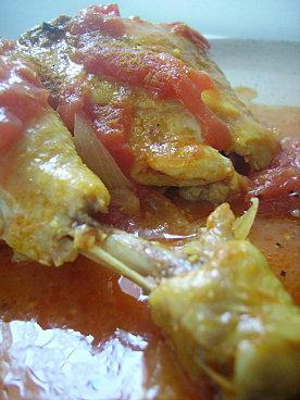 Poulet tomato-curry
