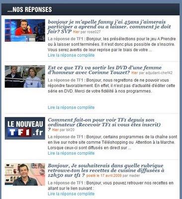 Nouvelle plateforme TF1.fr