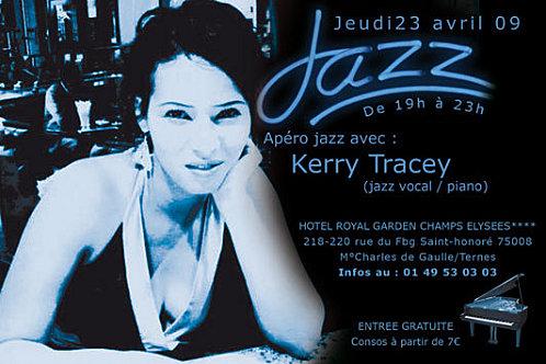 Kerry Tracey au Royal Garden Club Champs Elysées - 23 avril 09