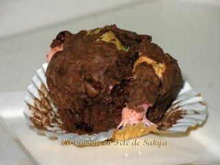 Muffins au Chocolat et aux Guimauves ( Marshmallows )