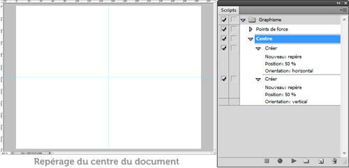 Photoshop : centrage et points de force, 2 scripts bien utiles Script - Centre image - screenshot