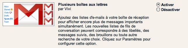 plusieurs boite aux lettres Tutoriel GMail: devenez plus productif en activant les boîtes aux lettres multiples