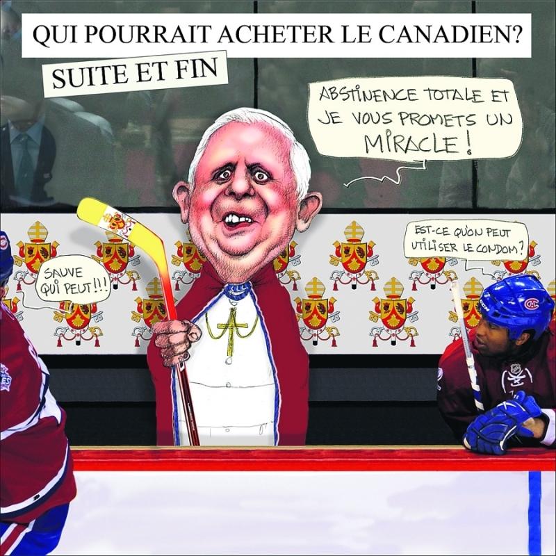 Et si Benoit XVI achetait le Canadiens?