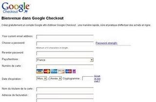 Google Checkout live in France