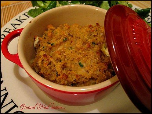Pudding à la sardine à l'orientale Pudding à la sardine à l'orientale