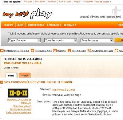 Un compte sur Mybestplay.com pour Two-o-Two Un compte sur Mybestplay.com pour Two-o-Two