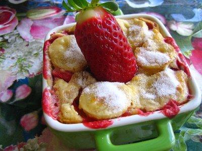 Clafoutis fraises-bananes!!! Clafoutis fraises-bananes!!!