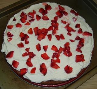 Gâteau aux fraises