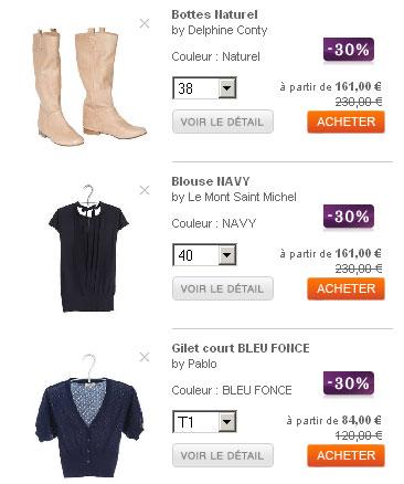 Une petite sélection de soldes Une petite sélection de soldes