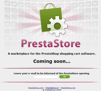 PrestaStore, boutique en ligne