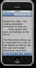 Reid, le nouveau lecteur d'ebooks et de documents pour iPhone Reid, le nouveau lecteur d'ebooks et de documents pour iPhone