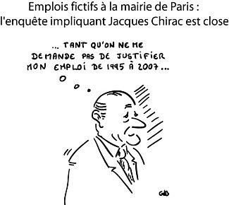 Emplois fictifs : l'enquête impliquant Jacques Chirac est close