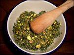 Cake au chèvre et pesto de pistaches CIMG2274