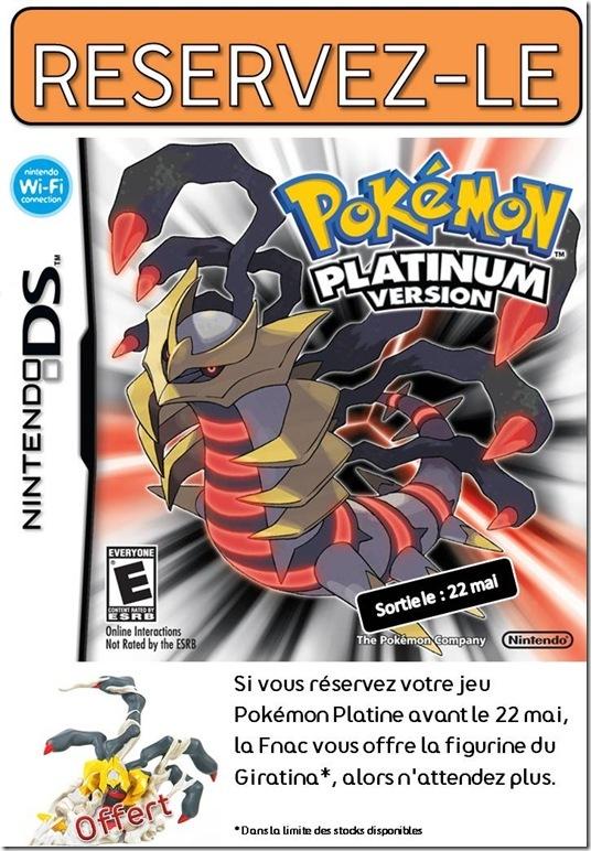 Résa Pokémon Platine