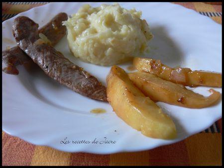 aiguillettes de canard aux mangues