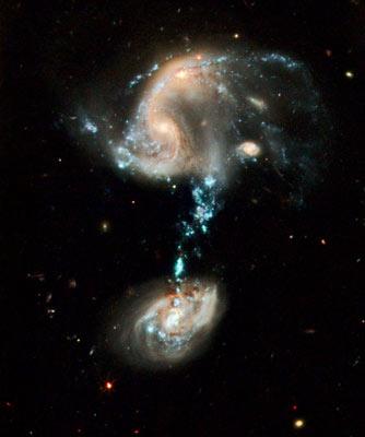 Galaxies en collision Arp 194