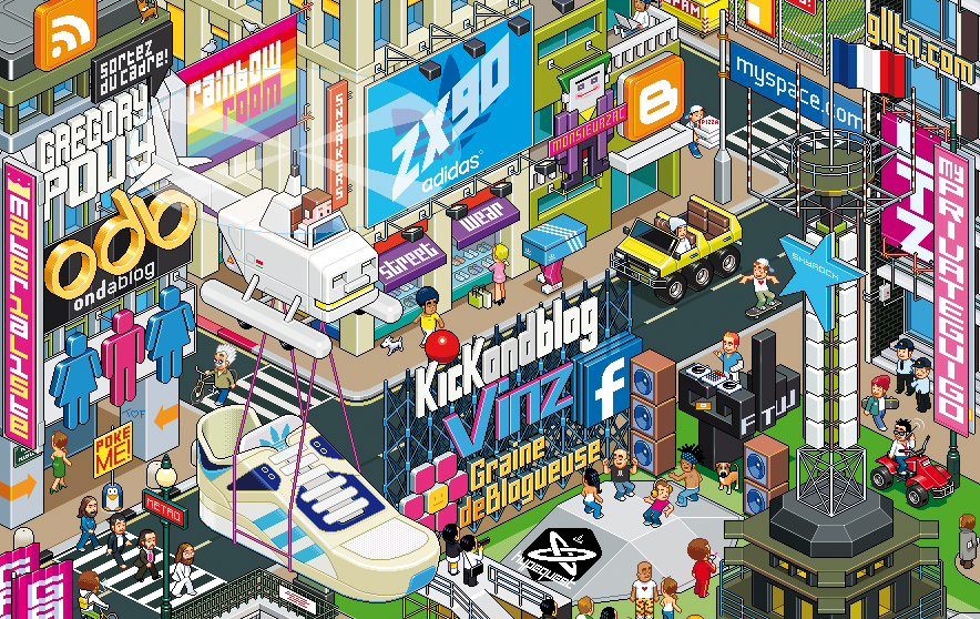ZX 90 Blogger's City poster