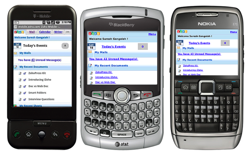 zoho mobile Zoho étend et uniformise son offre d’applications mobiles