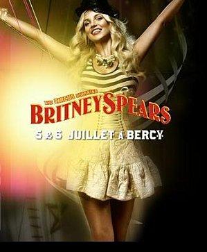 Britney Spears à Bercy le 5 et 6 Juillet prochain
