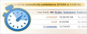 Planifier la publication des posts sur Blogger Planifier posts