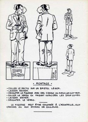 Harry Dickson paper cut-out