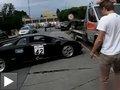 Videos: Un frimeur se tape la honte en Lamborghini +voiture écrasée
