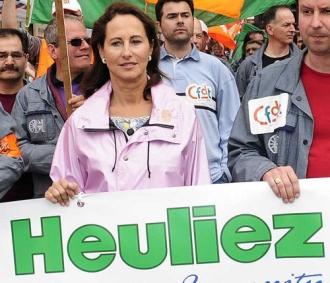 Un faux bond ? Ségolène Royal aux côtés des salariés dHeuliez