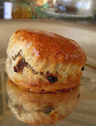 Des scones qui restent moelleux, d'après Rose Bakery ; et des mini-puddings pour recycler les restes