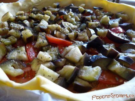 TARTE TOMATE (AUBERGINE) ET MOZZARELLA p1000819-popotestories