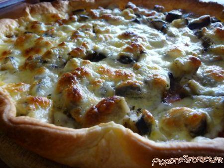 TARTE TOMATE (AUBERGINE) ET MOZZARELLA p1000835-popotestories