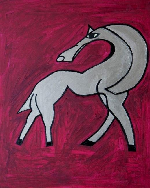 Philippe Vacquié, le cheval rouge