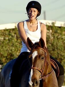 Leona Lewis a eu un accident de cheval