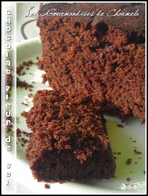 Cake au chocolat à la fleur de sel de Pierre Hermé