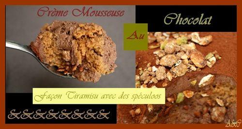 crème  mousseuse au chocolat façon Tiramisù (6)