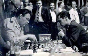 Misroslav Filip contre Mikhail Tal - photo ChessBase