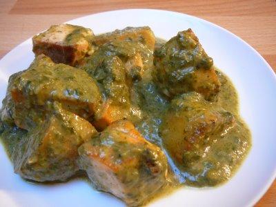 Saumon à l’oseille revisité – version indienne Saumon à l’oseille revisité – version indienne
