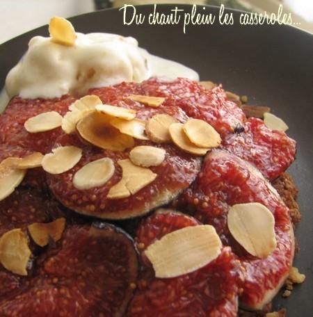 De l'aigre-doux au sucré-sucré : figues rôties au miel sur un sablé aux amandes et à l'huile d'olive, glace au lait d'amandes Sabl--s-aux-figues-r--ties2.jpg