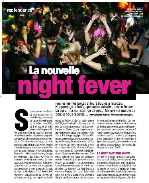 LA NOUVELLE NIGHT FEVER, Marie Claire, VI-09