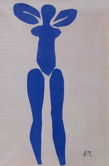 Matisse - Nu bleu debout, 1952