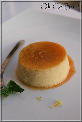 Flan caramel au citron