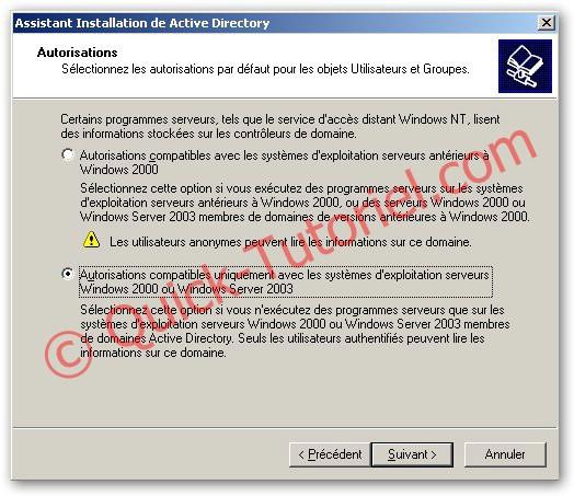 Windows 10 autorisations d'installation approuvé