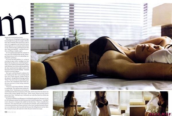 Megan Fox sexy pour Esquire
