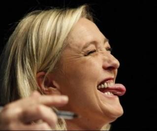 La photo qui dérange Marine Le Pen