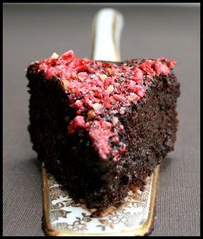 gâteau mousseux choco-fraise-pralines (1)