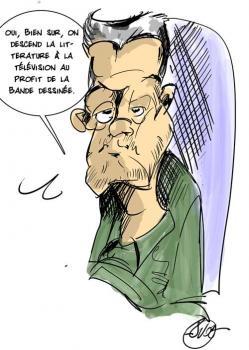 Caricature du jour : Éric Naulleau, suppôt du Grand Satan