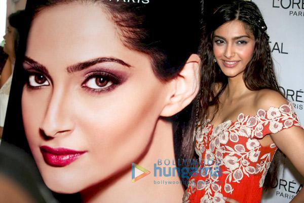sonam kapoor and other celebs at l'oreal party