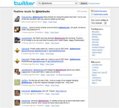 100 marques les plus citées sur Twitter : Starbucks à l'honneur !