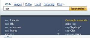 yahoo-related-searches WonderWheel, Related Searches, Timeline… tout va très vite chez Google.