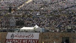 40.000 fidèles pour le pape à Nazareth